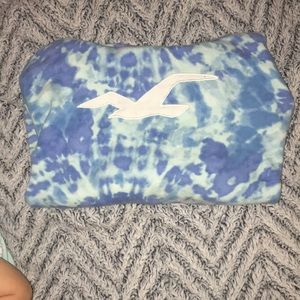 Blue Tie Dye Hollister Hoodie